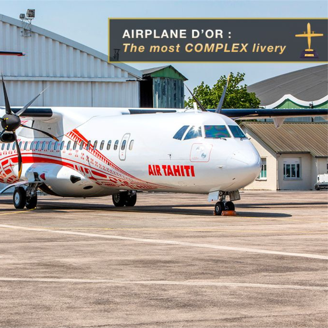 Airplane d’Or for the most complex livery