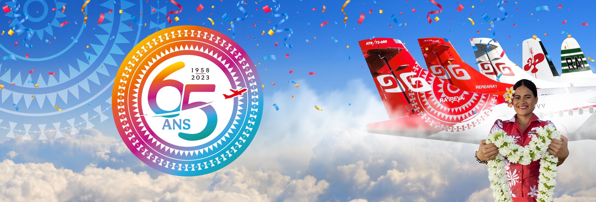 65 years Air Tahiti 