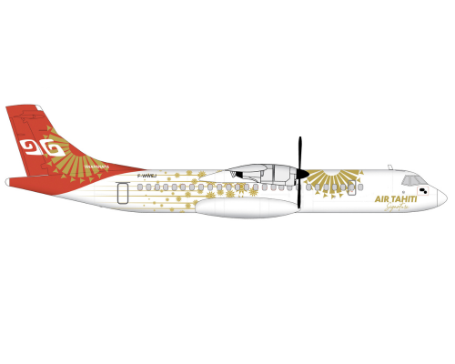 Livrée Air Tahiti Signature ATR 100% Business